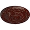 Ekena Millwork Amelia Ceiling Medallion (Fits Canopies up to 4 1/8"), 15 3/4"OD x 5/8"P, Brushed Mahogany CM16AMBMF - alternate 4